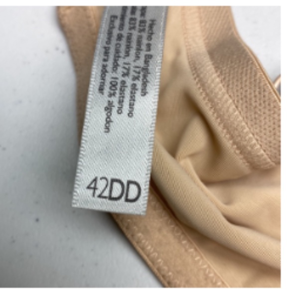 Motherhood TAN Nursing bra, 42DD. *P1066 - Picture 4 of 6